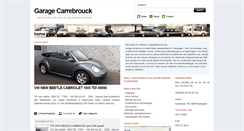 Desktop Screenshot of carrebrouck.be